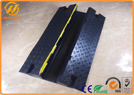 Heavy Duty Bright Yellow Safety Cable Protector Ramp for Warehouse / Conference Place