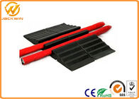 2 Channel Rubber Fire Hose Protection Ramp Modular High Impact 20 Ton Weight Capacity