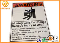 1mm / 2mm / 3mm Thick Aluminum Reflective Rectangular Road Signs for Safety Warning