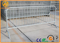 Temporary Galvanized Security 2M Pedestrian Barriers for Event Hire