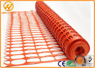 Flexible Polyethylene Plastic Mesh Fencing Fluorescent Orange Eco Friendly
