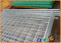 Hot Dipped Galvanized Powder Coated Road Safety Fence , Temporary Barrier Fence