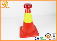 Anti Theif Traffic Safety Cones Mini LED Warning Light Powered by Solar Batteries