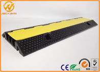3 Channels Rubber Cable Protector Ramp Cord Cover 20 Ton Weight Capacity 1000 * 300 * 50 mm