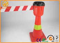 9 meters Extensible 2" width Nylon Webbing Traffic Cone Topper in Yellow / Black and Red / White