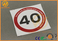 0.5 - 3mm Thickness Aluminium PP Traffic Warning Signs Anti - Oxidant For Highway
