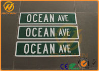 Diamond Grade Reflective Aluminum Road Safety Sign For Ocean Ave SGS Approval