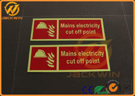 Reflective Safety Traffic Warning Signs For Mains Electricity Cut Off Point