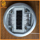 140 * 50mm 6PCS Aluminum Alloy Shell LED Solar Road Studs For Road Safety
