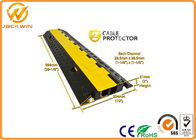 1000 * 250 * 50mm 2 Channel Cable Protector Ramp Heavy Duty For Outdoor Event