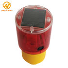 Mini Security Flashing Led Solar Warning Light For Traffic Cone , Safety Warning Lights