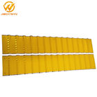 Construction Site 3m Reflective Sheeting Linear Delineation System Yellow / Red / Black