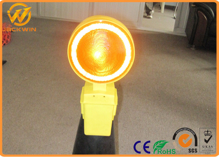 Construction Site Battery Operated LED Blinking Warning Light for Traffic Cone