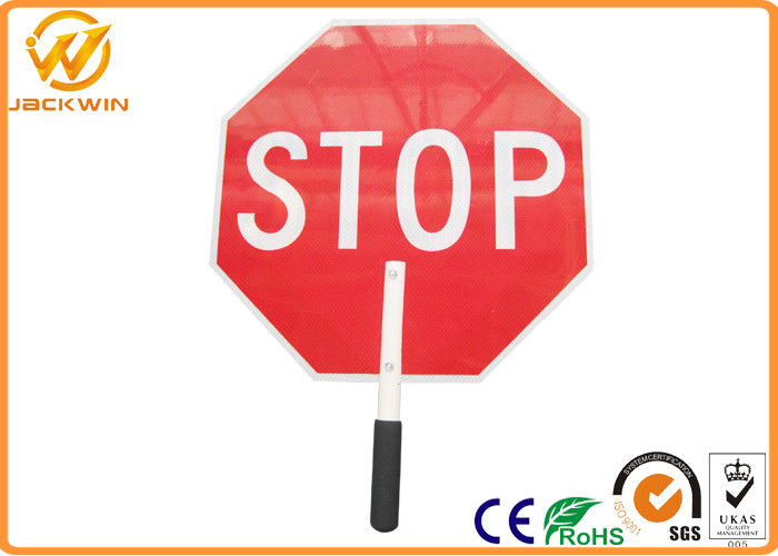 Outdoor Waterproof Custom Reflective Safety Warning Stop Sign in Construction