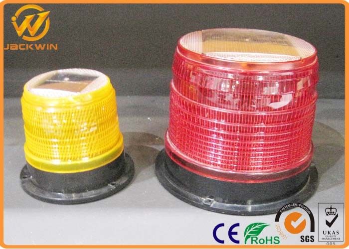 Solar Lumastrobe Traffic Warning Lights Magnetic and Screw Mounted Flashing and Steady On