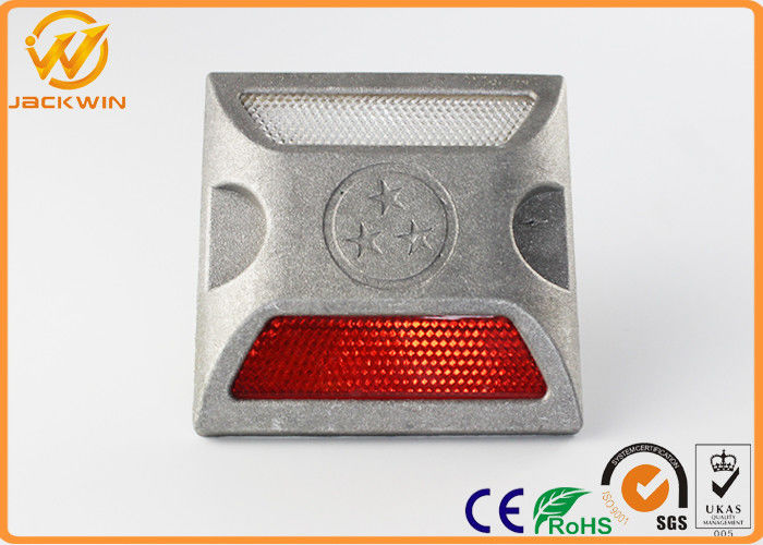 High Grade Security Rain proof Aluminum Reflective Road Studs Double Sides Long Warranty