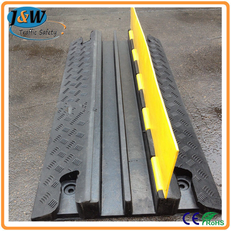 Yellow Jacket Rubber Cable Protector Ramp / Cable Cover / Cable Tray 2 Channel