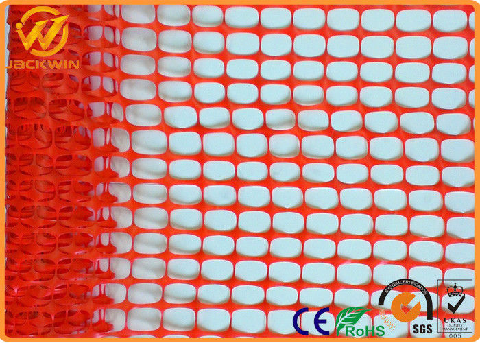 100% Virgin HDPE UV Customized Orange Plastic Mesh Fencing Safety Security Fence