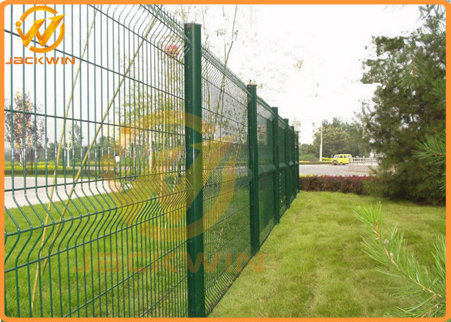 2m * 2.5m Green Color Invisible Powder Coated Garden Fence 5 Years Warranty