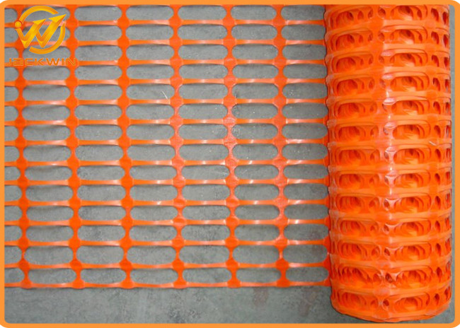 Anti - UV 1*50m 80g Orange Safety Fence Security Platic Mesh Fence For Garden