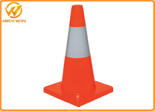 Red and White Traffic Safety Cones 18 inch for Residential / Dangerous Zone / Building Site