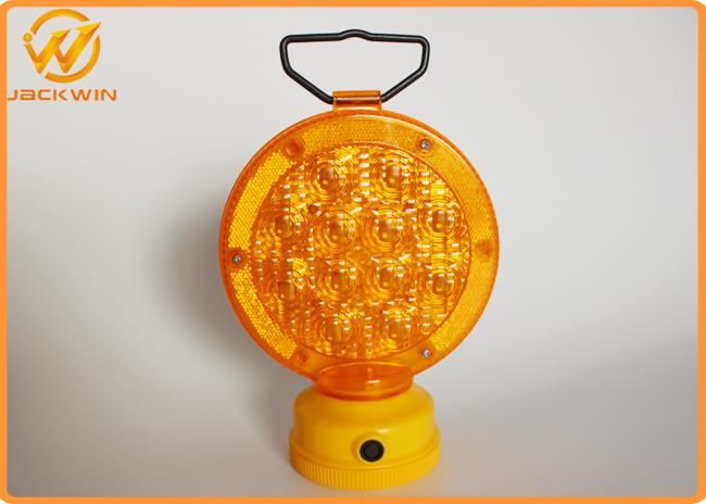 Single Lens 12 LED Traffic Warning Lights for Traffic Control & Work Zone