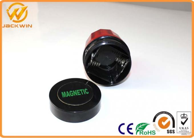 Mini Magnetic Bottom Battery Powered Traffic Warning Lights / Barricade Warning Light