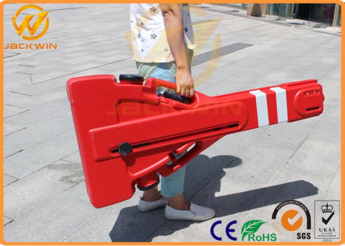 Plastic Portable Expandable Barriers And Gates Traffic Safety Equipment