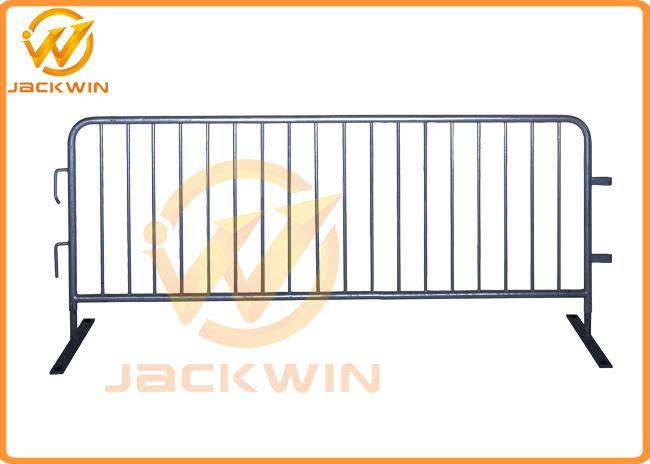 Removable Portable Event Galvanized Steel Pedestrian Barriers with Flat Feet