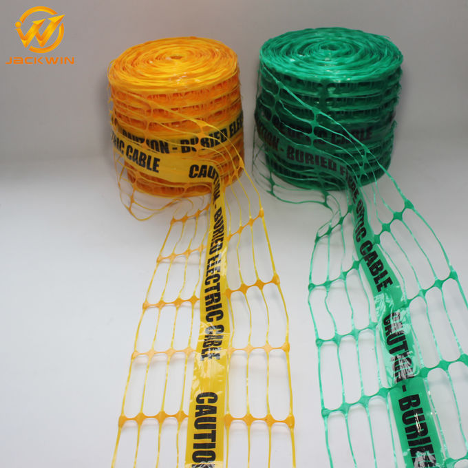 Custom Made HDPE Underground Detectable Warning Mesh for Buried Pipes