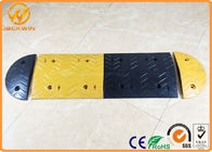 Recycled Rubber Traffic Driveway Rubber Speed Bump Reflective Heavy Duty CE / ROHS / FCC