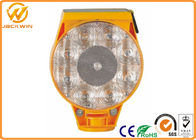 LED Strobe Traffic Warning Lights Solar With High Intensity 360 Degree Swivel Head