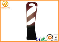 Traffic Delineator Posts , Engineer Grade Reflective Film Traffic Posts Barriers