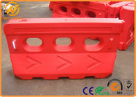 Red Yellow Water Filled Plastic Traffic Barriers for Road Safety Anti Impact