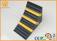 Recycled Rubber Truck Vehicle Wheel Stops Chock for Parking Lock / Hotel / Garage