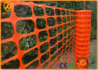 Flexible Polyethylene Plastic Mesh Fencing Fluorescent Orange Eco Friendly