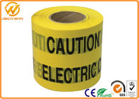 Yellow and Black Warning Stripes for Safety Warning Caution Electric Cable Below