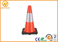 Stackable UV Resistance 18 Inch Traffic Safety Cones with High Impact Resistant PVC