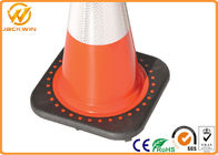 Highway Security Traffic Safety Cones , Reflective Red 36 Traffic Cones Rental