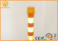 Delineator Post Topper Solar Powered Traffic Warning Lights , SU -1130 LED Beacon