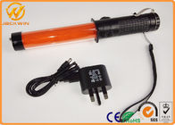 A293 Rechargeable Police Safety Flashlight Wand For Railway / Civil Aviation , Waterproof