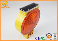 High Intensity Traffic LED Barricade Solar Safety Blinking Lights 2.4V/2000mAH Lithium Battery