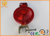 Outdoor Rechargeable Traffic Warning Lights , LED Barricade Solar Powered Warning Lights