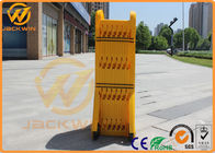 Temporary Road Safety Plastic Traffic Barriers / Expandable Barricade