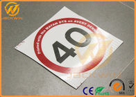 0.5 - 3mm Thickness Aluminium PP Traffic Warning Signs Anti - Oxidant For Highway