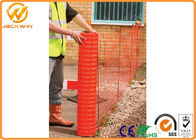 100% Virgin HDPE UV Customized Orange Plastic Mesh Fencing Safety Security Fence