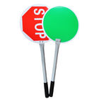 Traffic Racket Red/Green Stop Sign with handgrip length 40 cm Traffic Control Signs