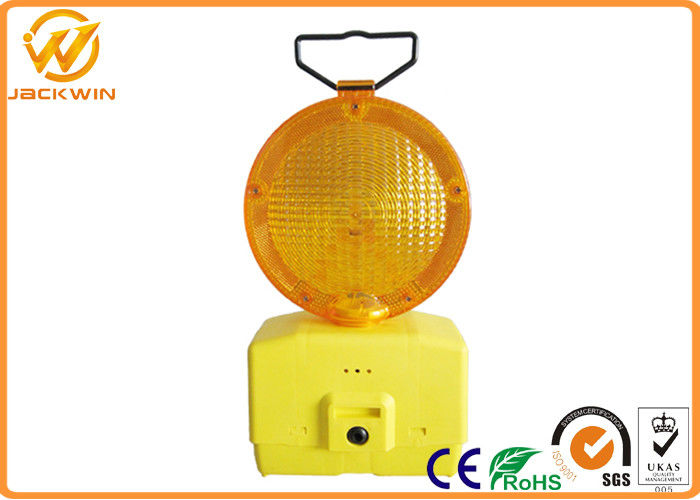 1000M Visible Amber Emergency Flashing LED Traffic Warning Lights with Two 4R25 Battery 185 * 95 * 340 mm