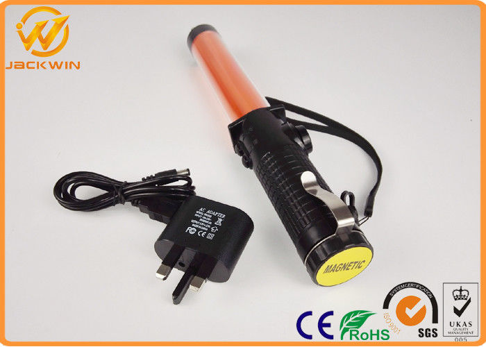 A293 Rechargeable Police Safety Flashlight Wand For Railway / Civil Aviation , Waterproof